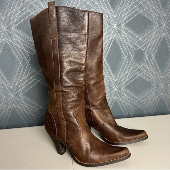 Steve Madden Western Knee-High Boots - Picture 1 of 7